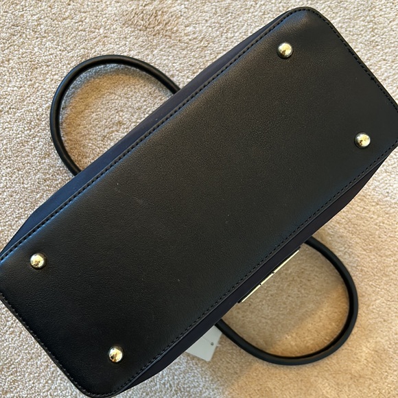 Marc New York (Andrew Marc) Black/Gold-Tone Satchel - Picture 9 of 9